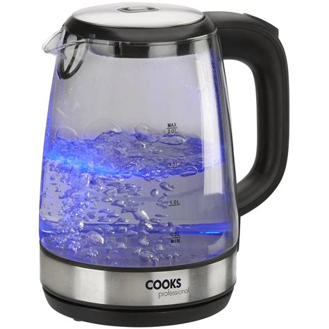 light blue electric kettle.